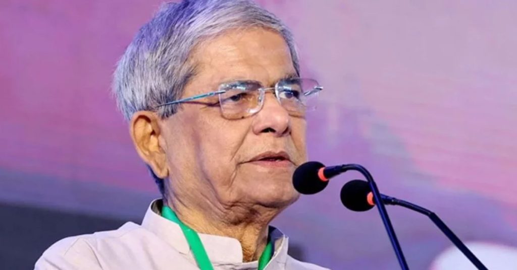 তরুণরা চাঁদার জন্য চিঠি দিচ্ছে: মির্জা ফখরুল ইসলাম আলমগীর