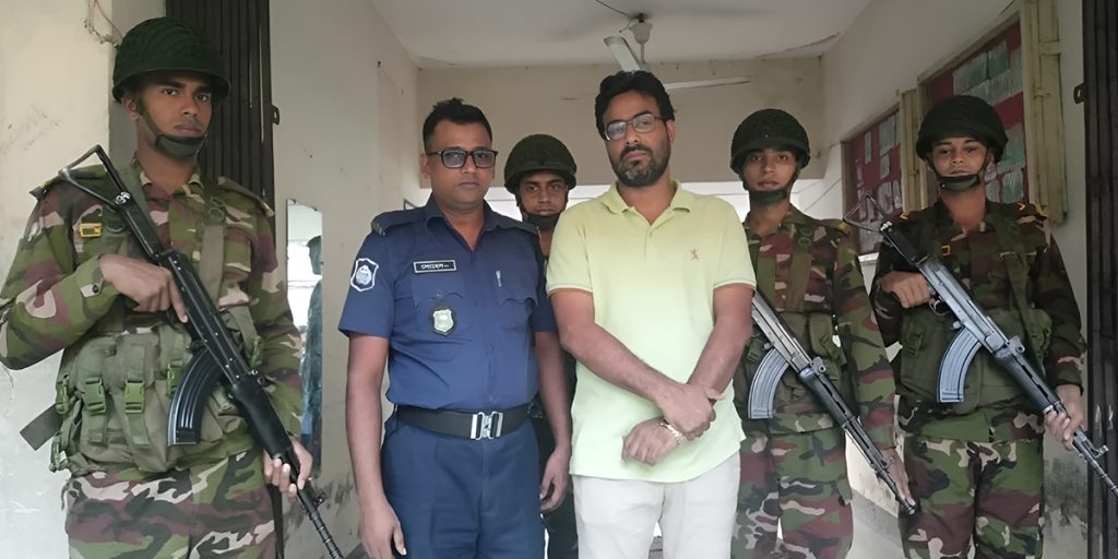 পিরোজপুরে চাঁদাবাজির মামলায় বহিষ্কৃত যুবদল নেতা গ্রেপ্তার