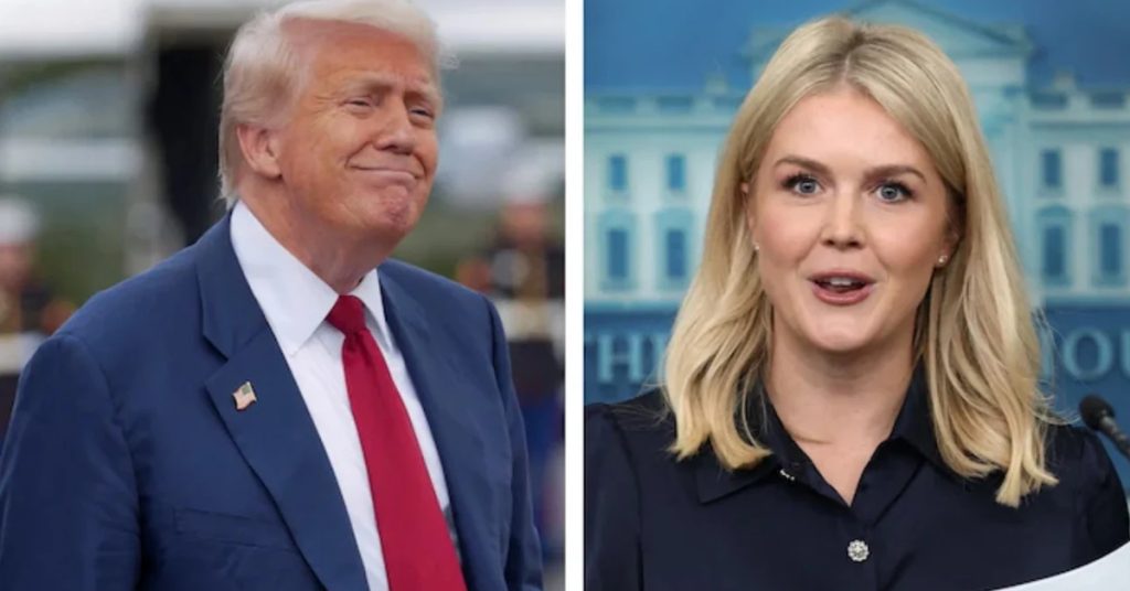 তার ঠোঁট যেন মেশিনগানের মতো-ট্রাম্পের প্রশংসায় ভাসলেন তার প্রেস সচিব